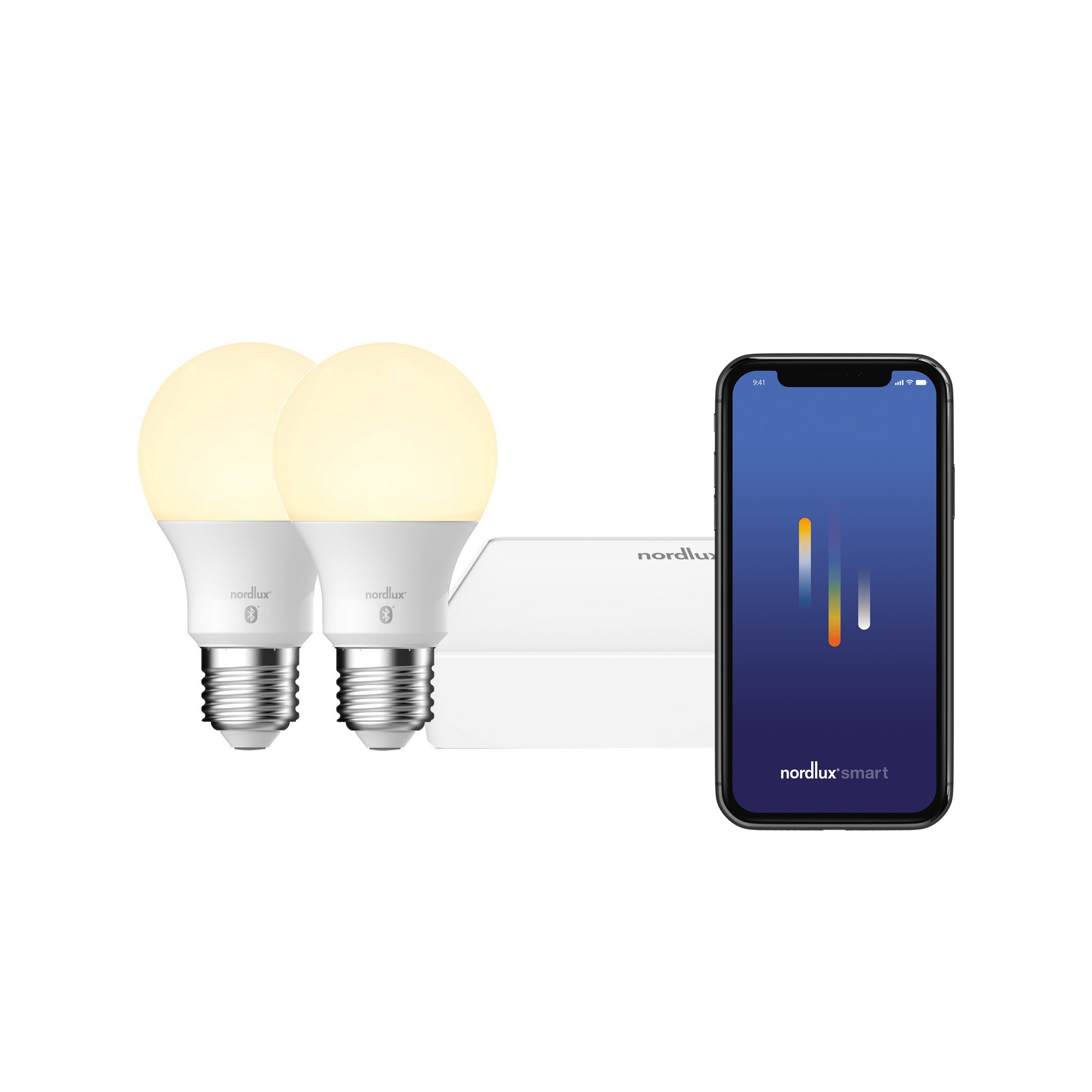 Nordlux Smart 2xE27 + EU Bridge Bridge белый