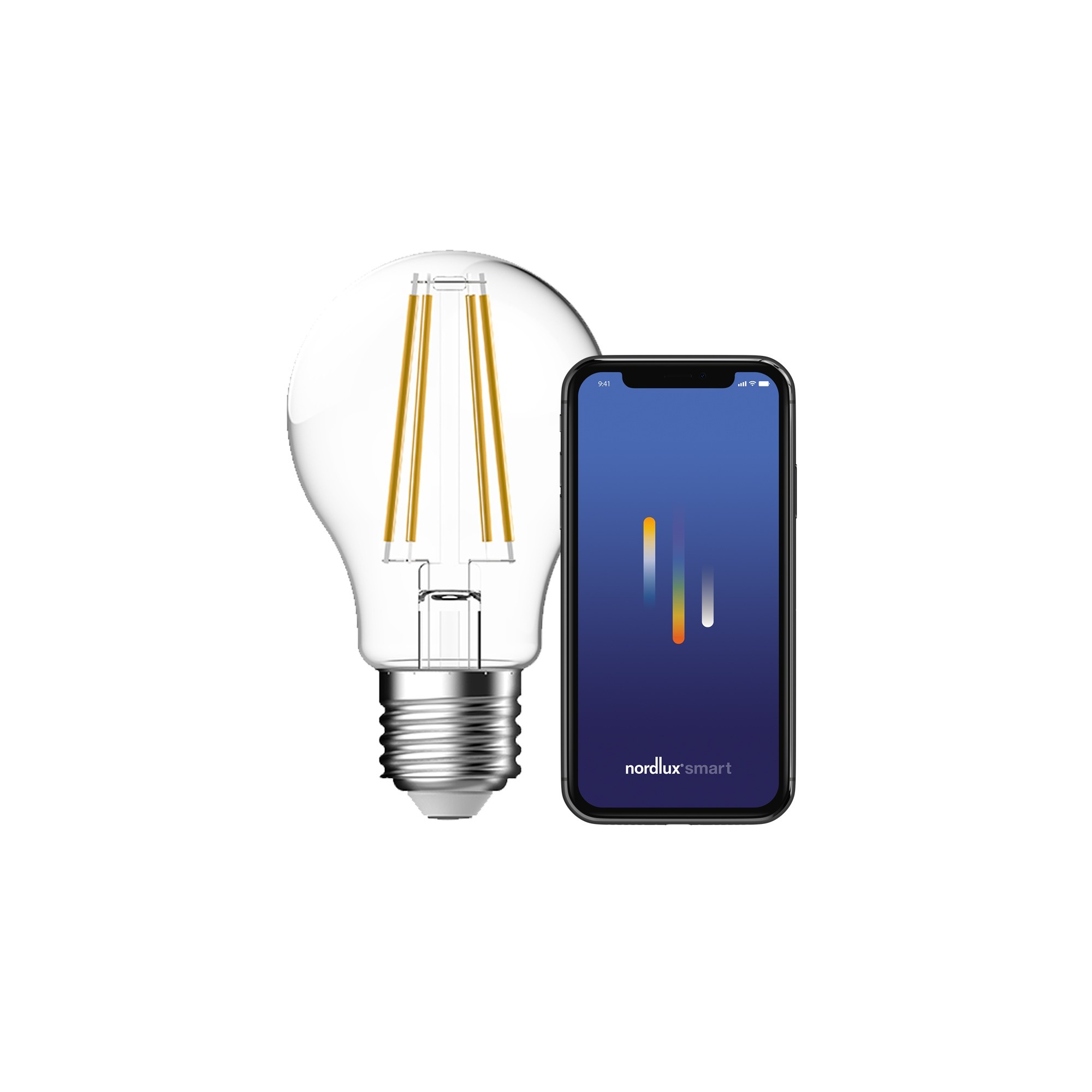 Nordlux Smart E27 A60 2200-6500 K 600 лм Light Bulb прозрачный