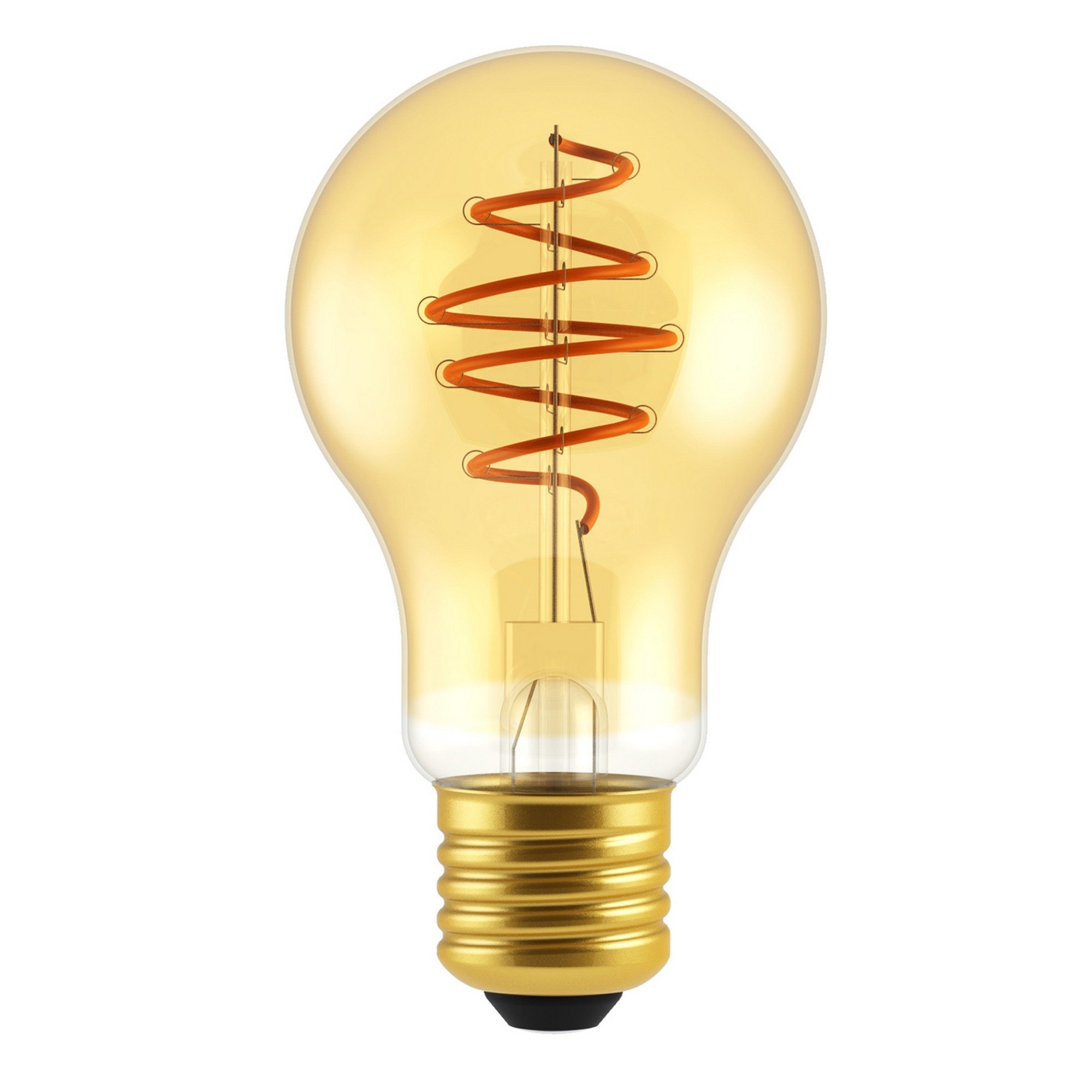 Nordlux Deco E27 A60 Spiral диммируемая 2200 K 400 лм Light Bulb Gold colour