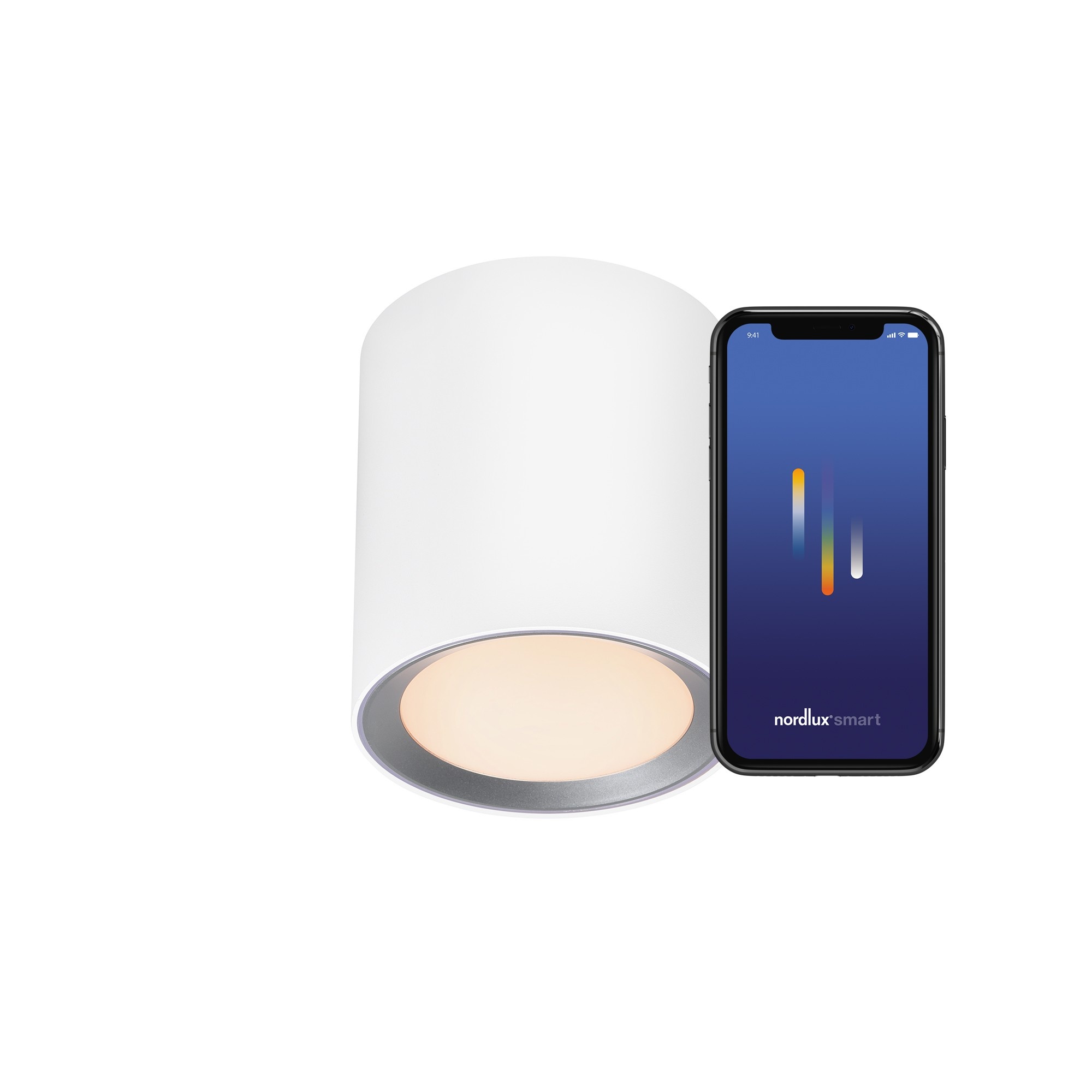 Nordlux Landon Smart Long потолочный светильник белый
