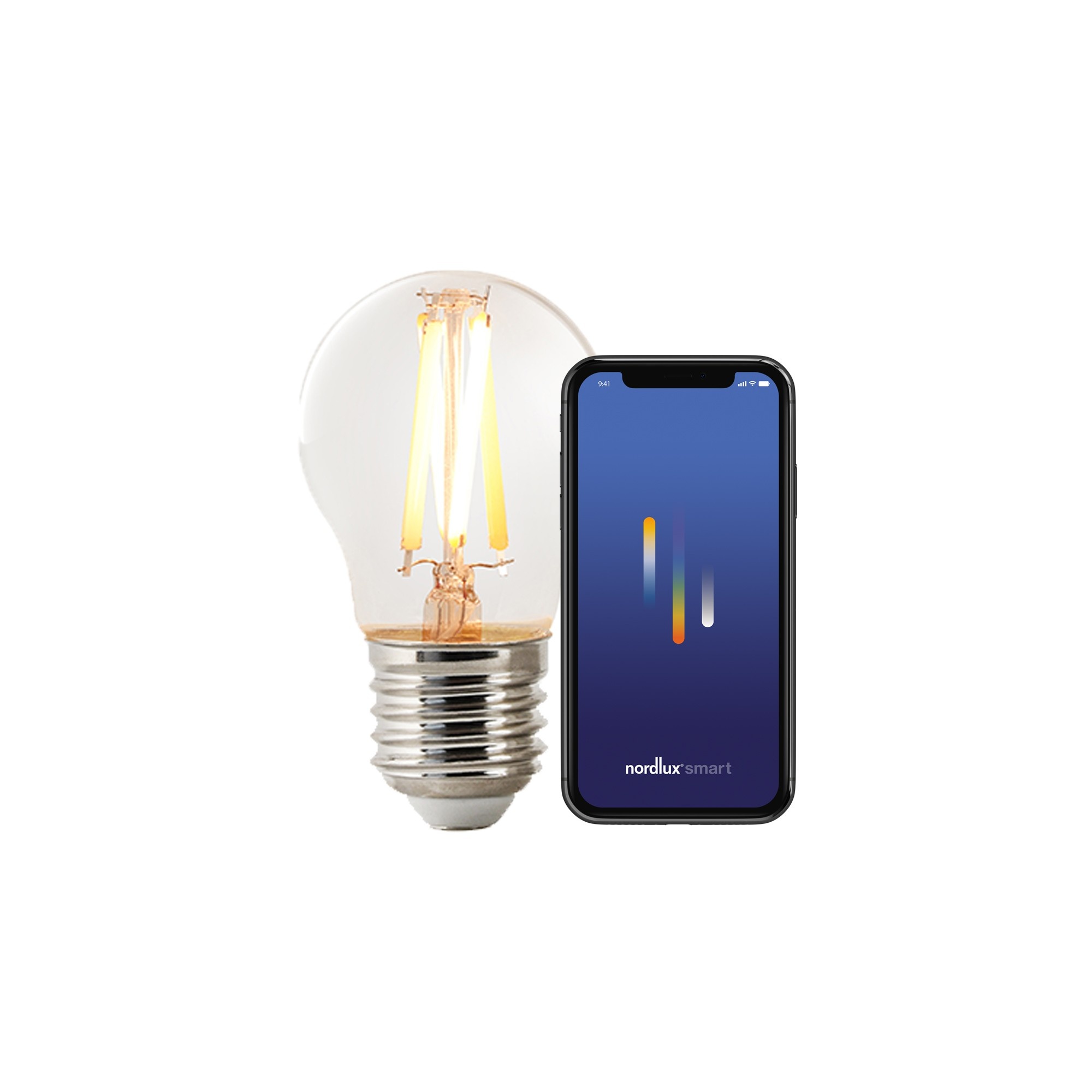Nordlux Smart E27 G45 2200-6500 K 600 лм Light Bulb прозрачный