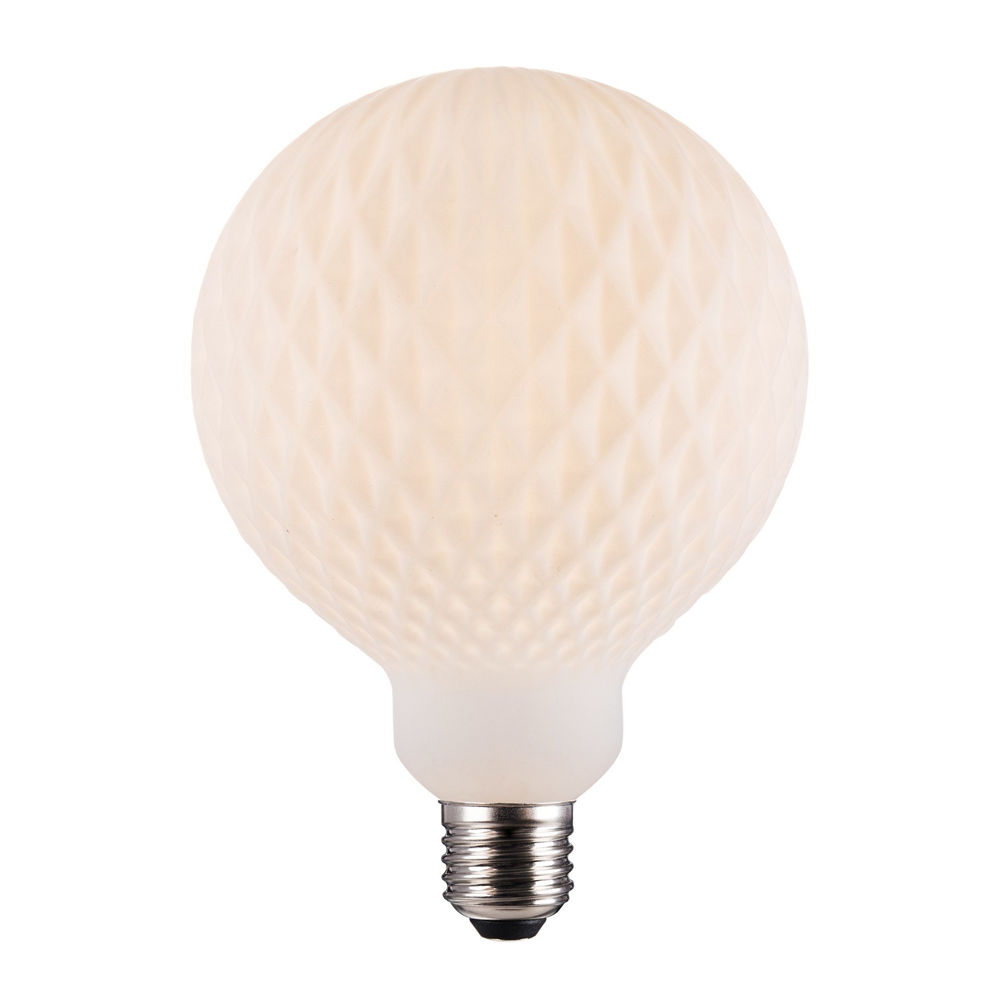 Nordlux Deco E27 G125 Harlekin Light Bulb опаловый белый