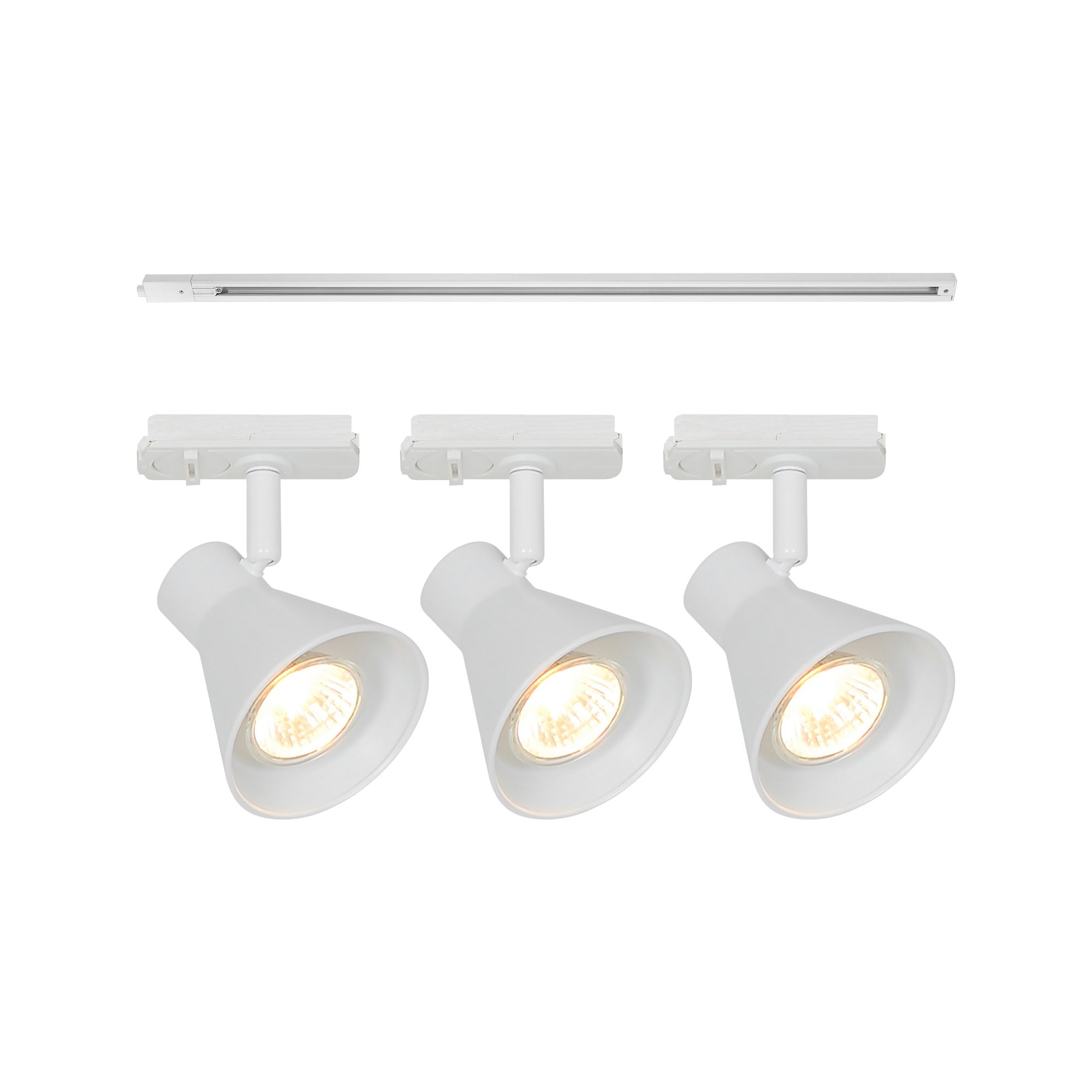 Nordlux Eik Link 3-Spot + 1m трековый светильник белый