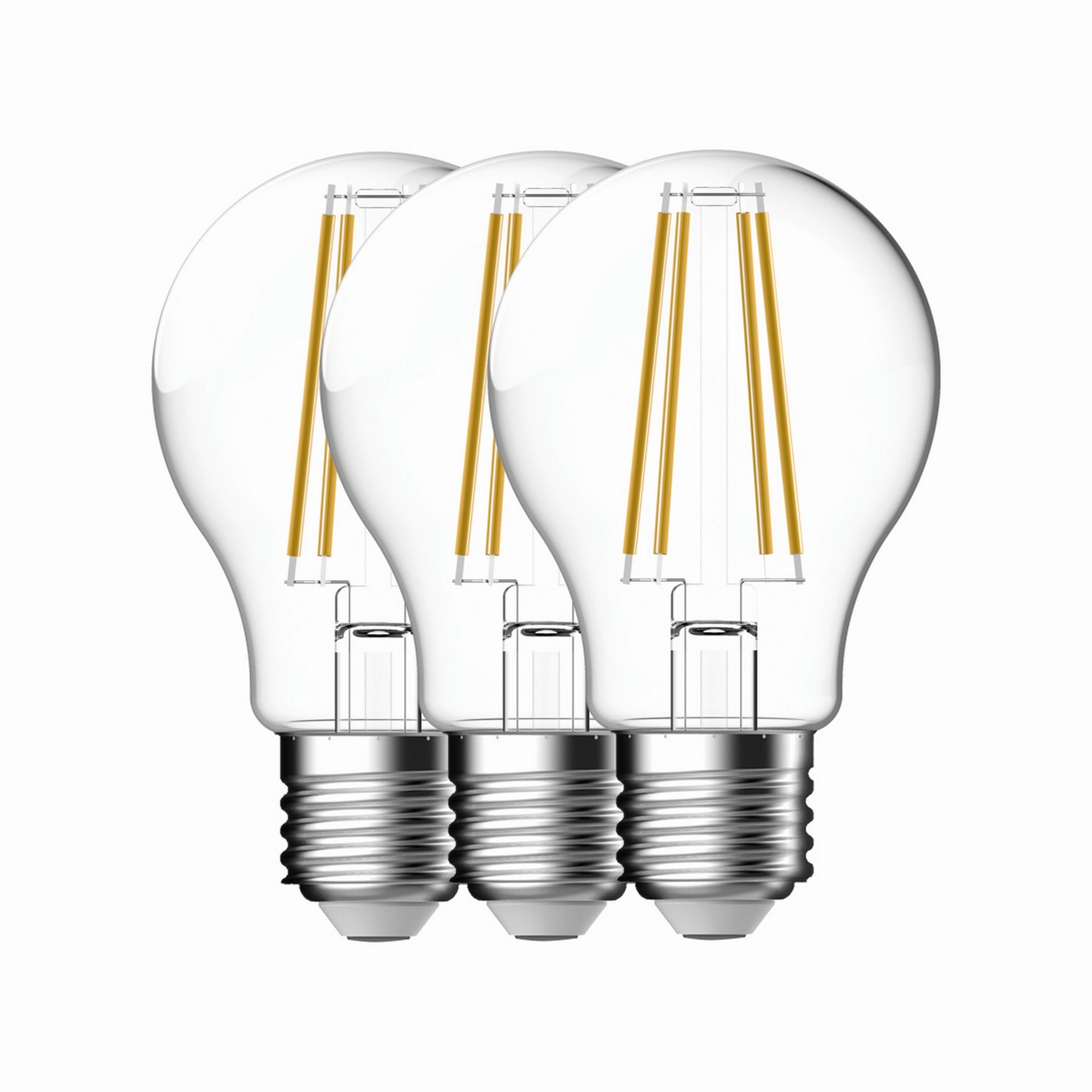 Nordlux Smart E27 3 шт. в упаковке A60 2200-6500 K 600 лм Light Bulb прозрачный