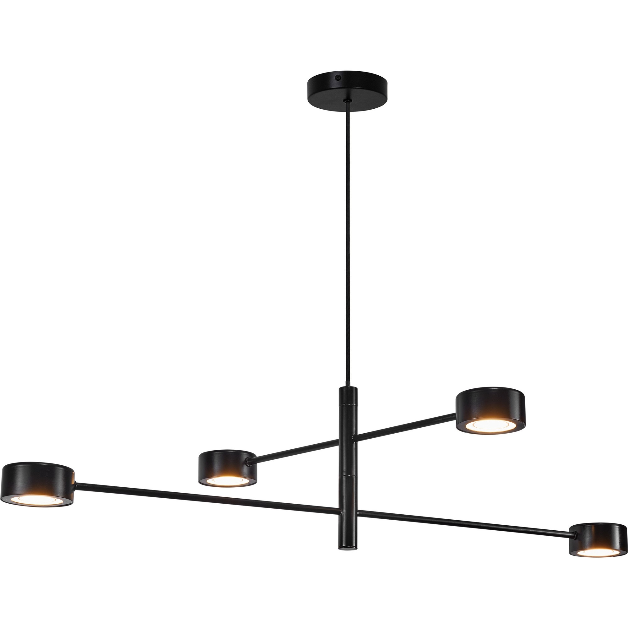 Nordlux Clyde 4-Spot подвесной светильник черный