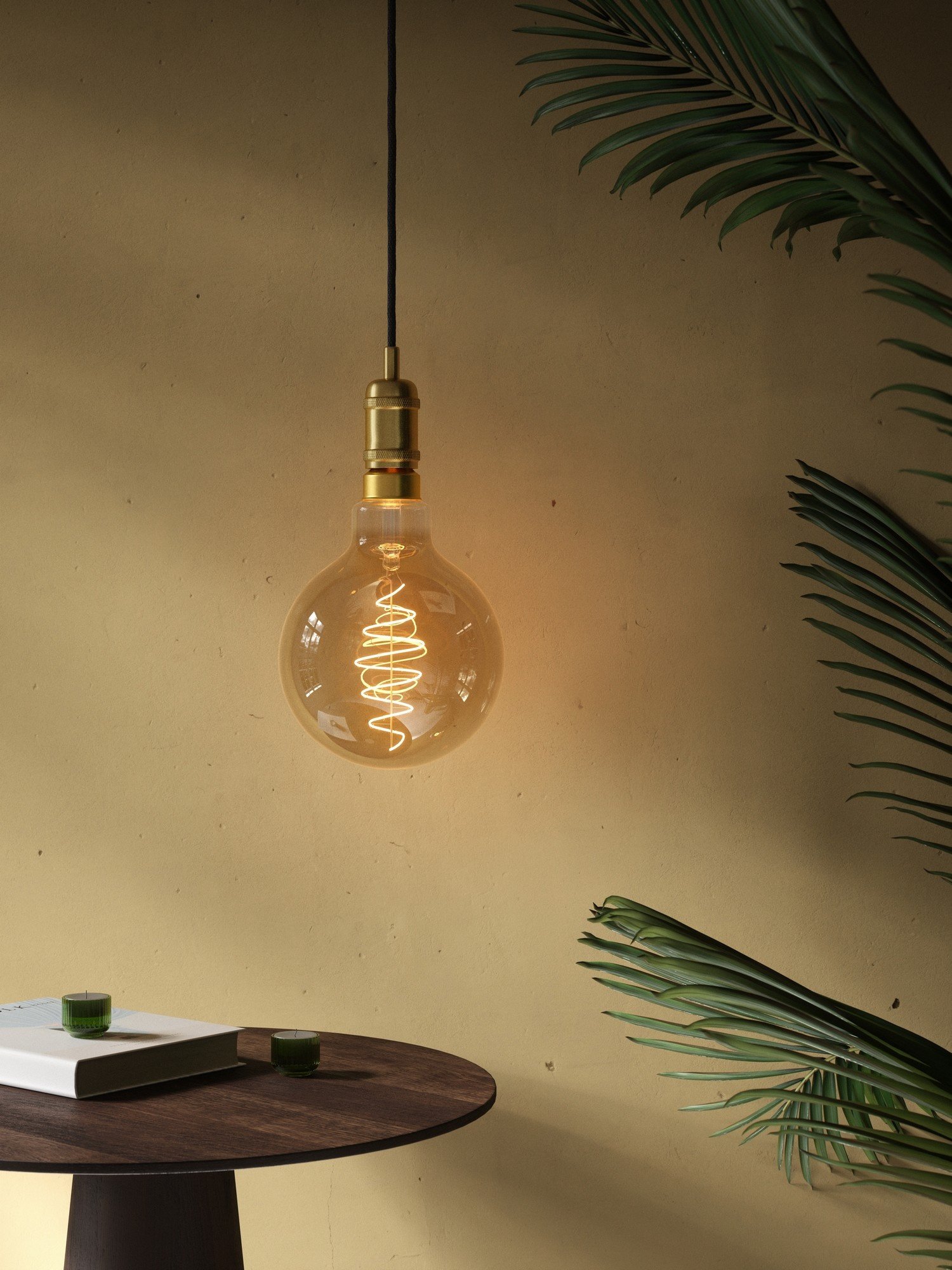 Nordlux Deco E27 G200 Spiral диммируемая 2200 K 600 лм Light Bulb Gold colour