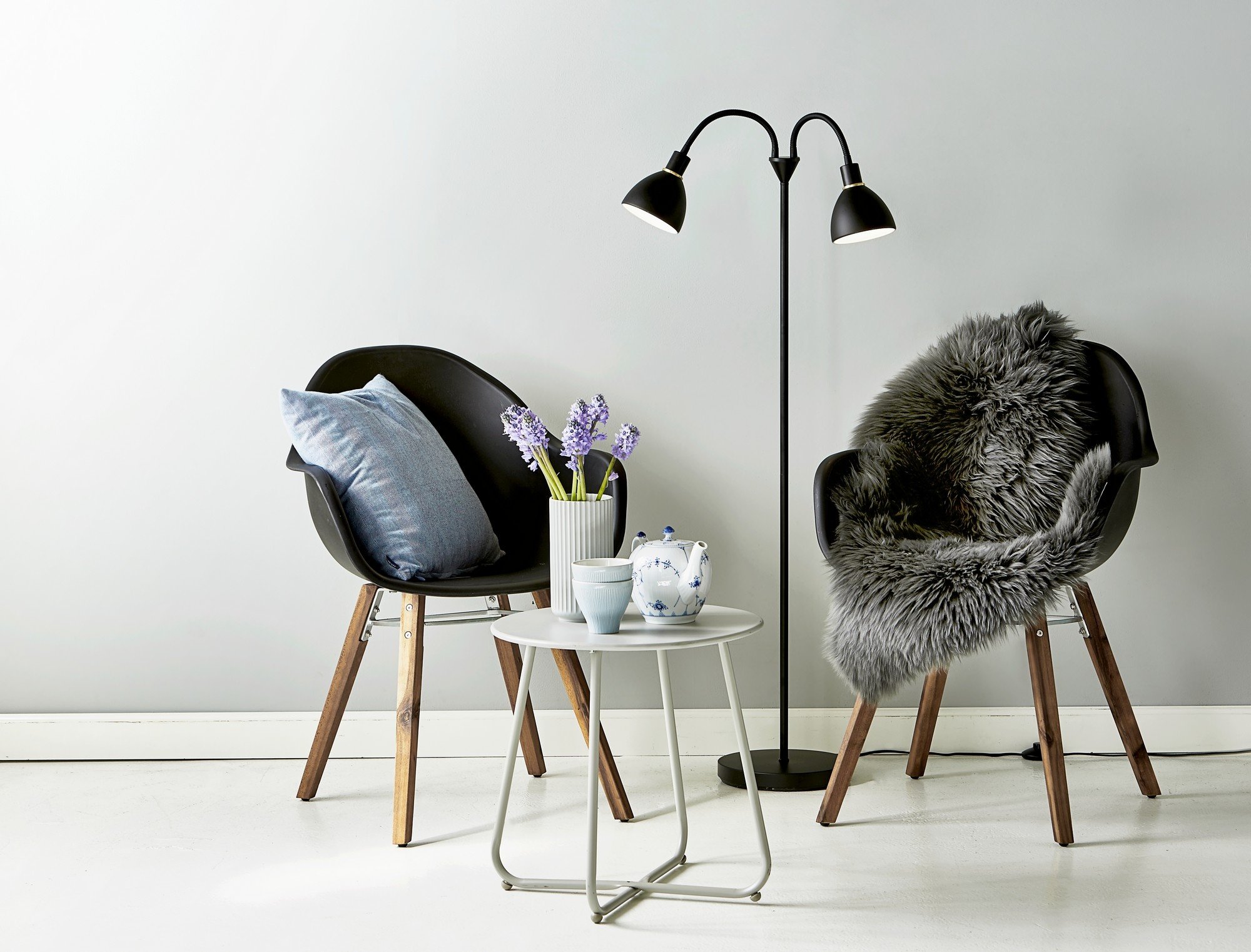 Nordlux Ray Double торшер черный