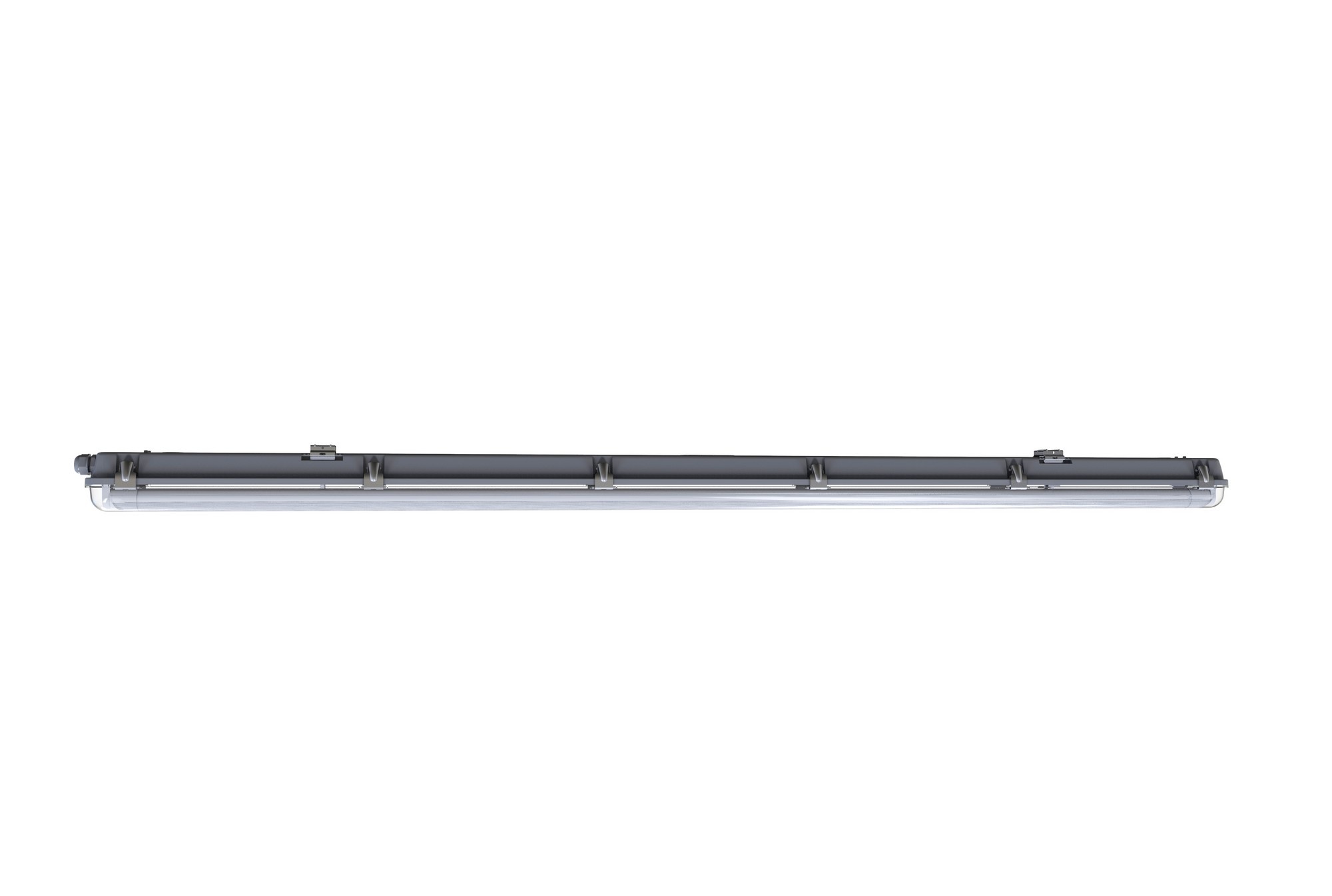 Nordlux Works IP65 1x24 Batten Light Fitting серый