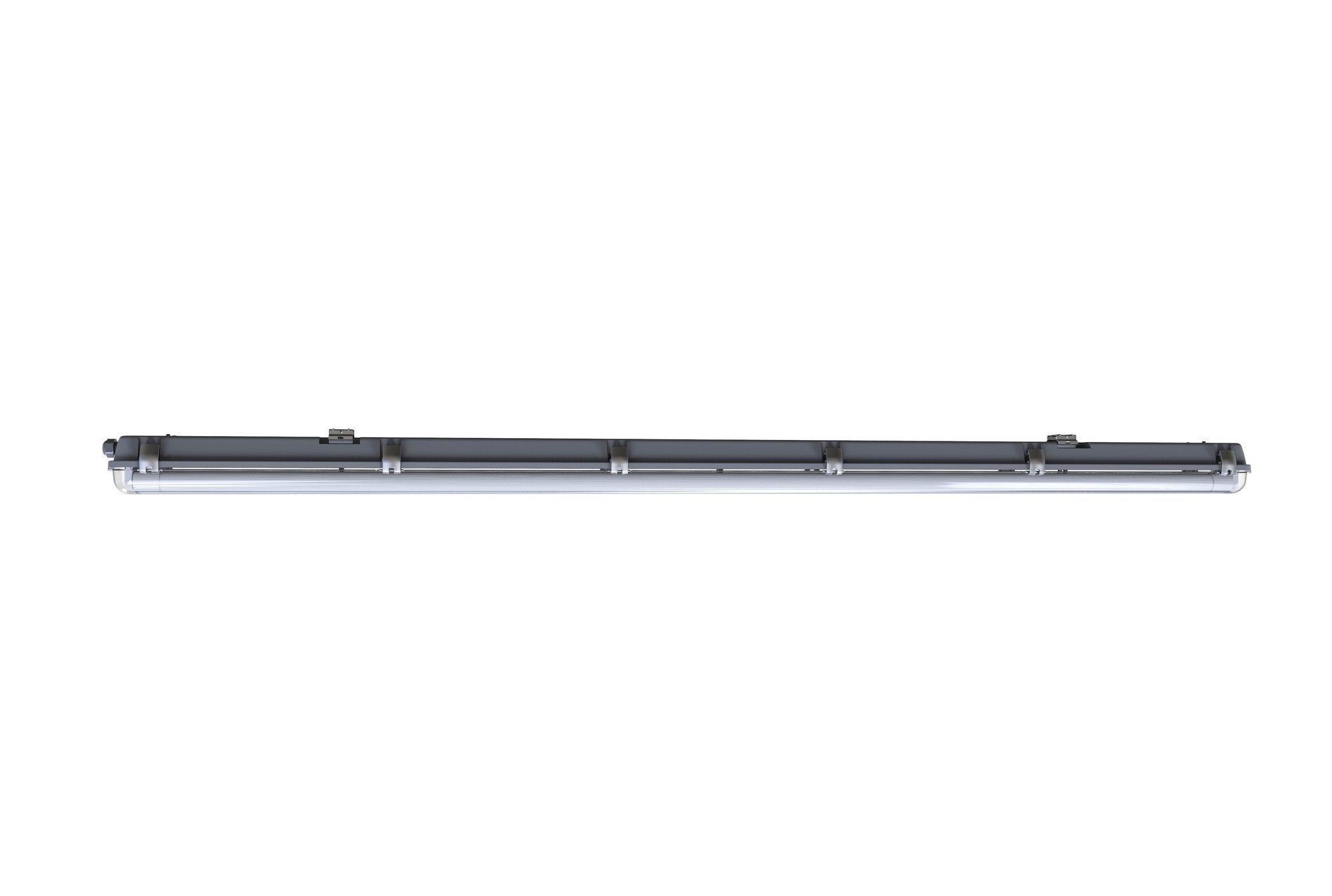 Nordlux Works IP65 2x24 Batten Light Fitting серый