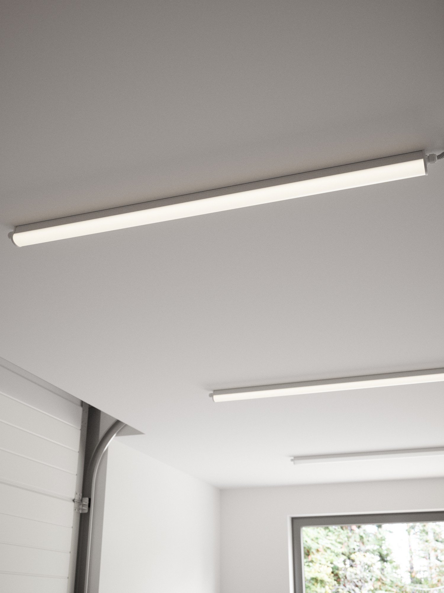Nordlux Westport 60 Single Batten Light Fitting серый