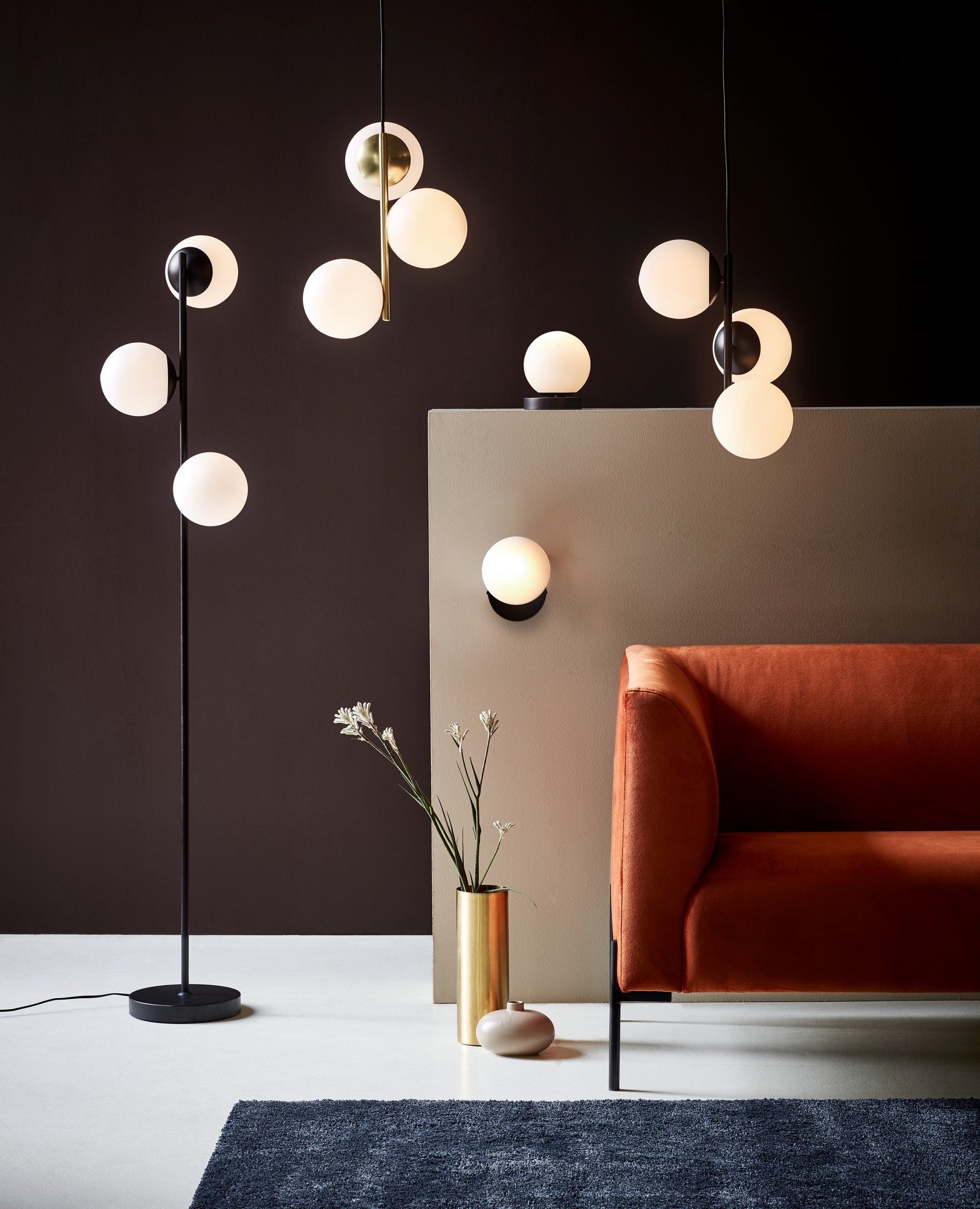 Nordlux Lilly 3-Spot подвесной светильник черный