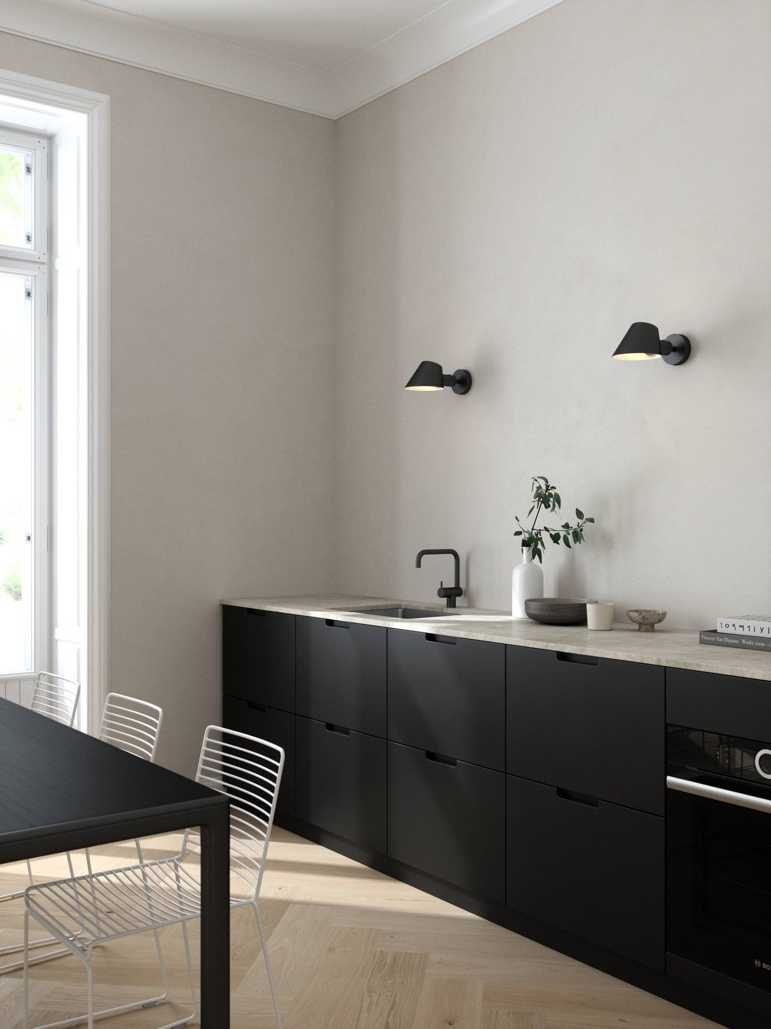 Nordlux Stay настенный светильник черный