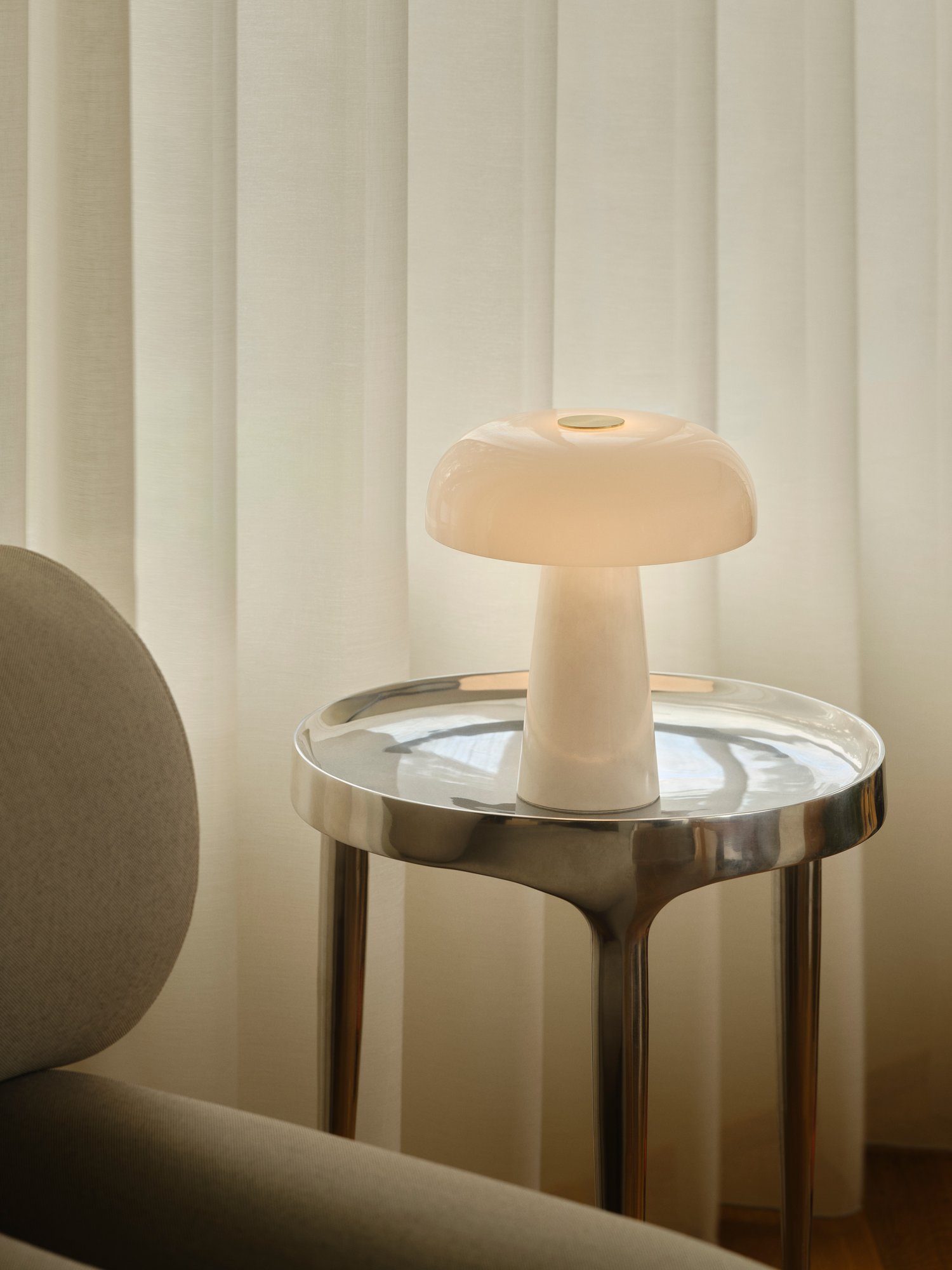 Nordlux Glossy Mini настольная лампа белый