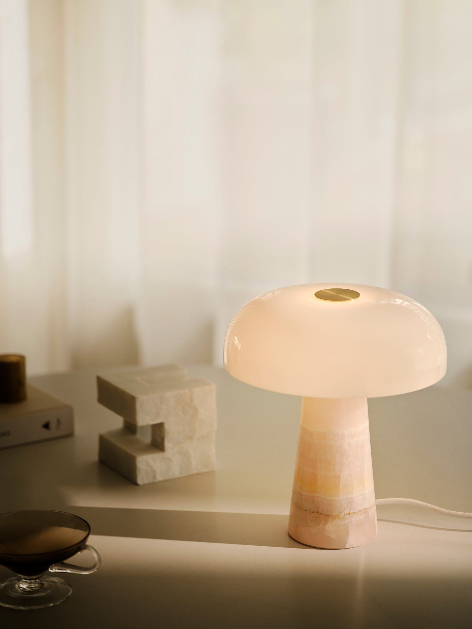 Nordlux Glossy Mini настольная лампа белый
