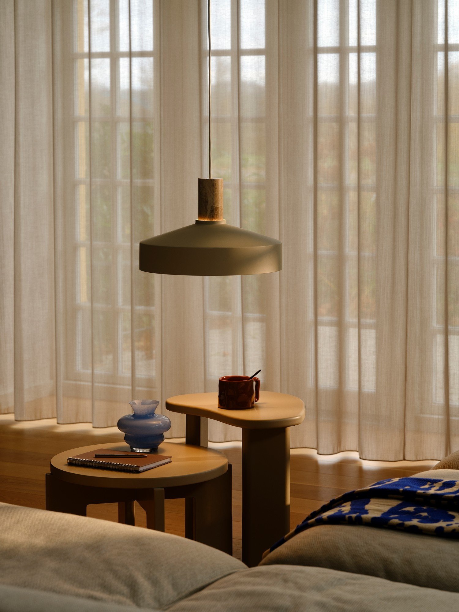 Nordlux Elvas marble подвесной светильник бежевый
