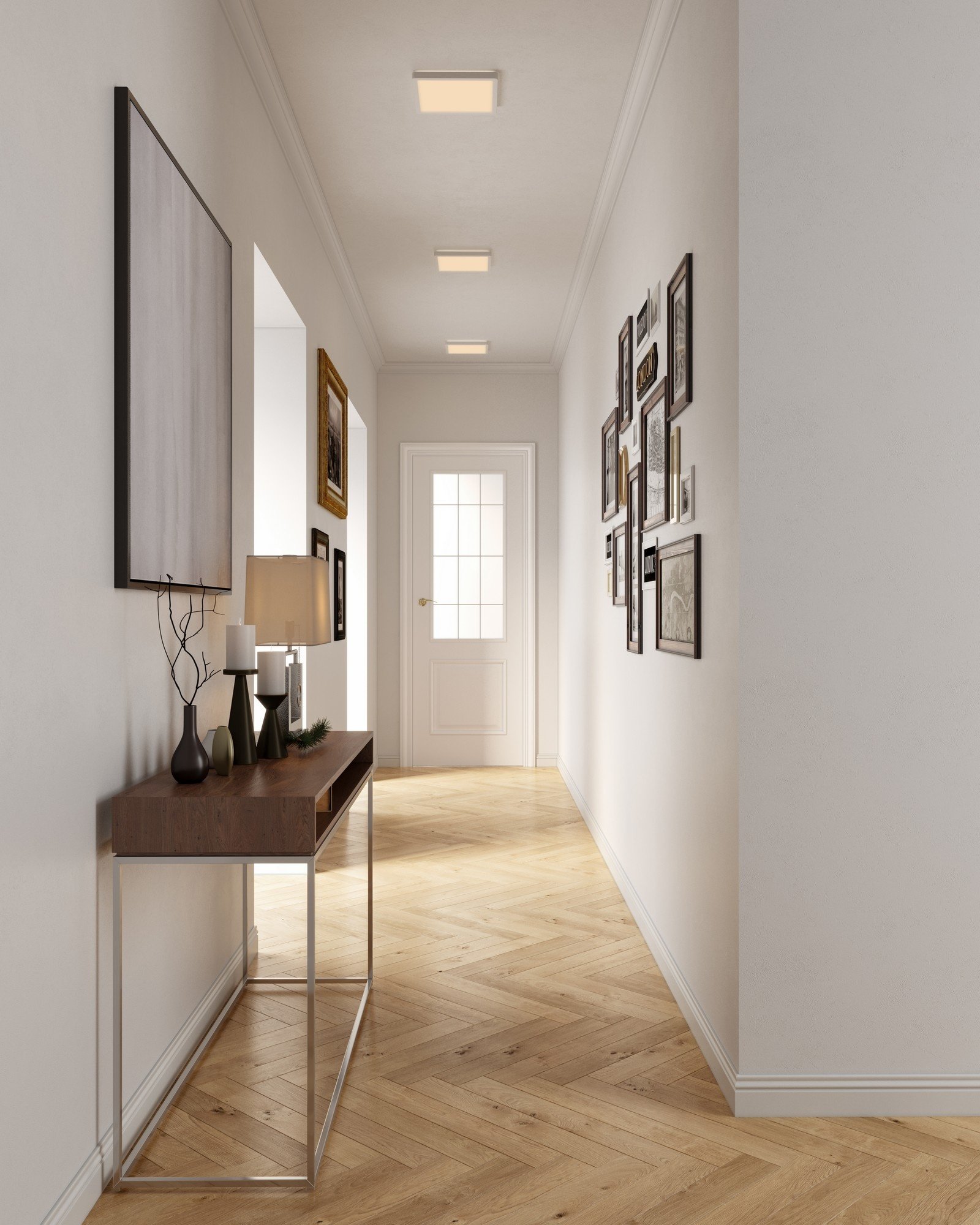 Nordlux Oja 29 Square 3000 4000 K 3-Step потолочный светильник белый