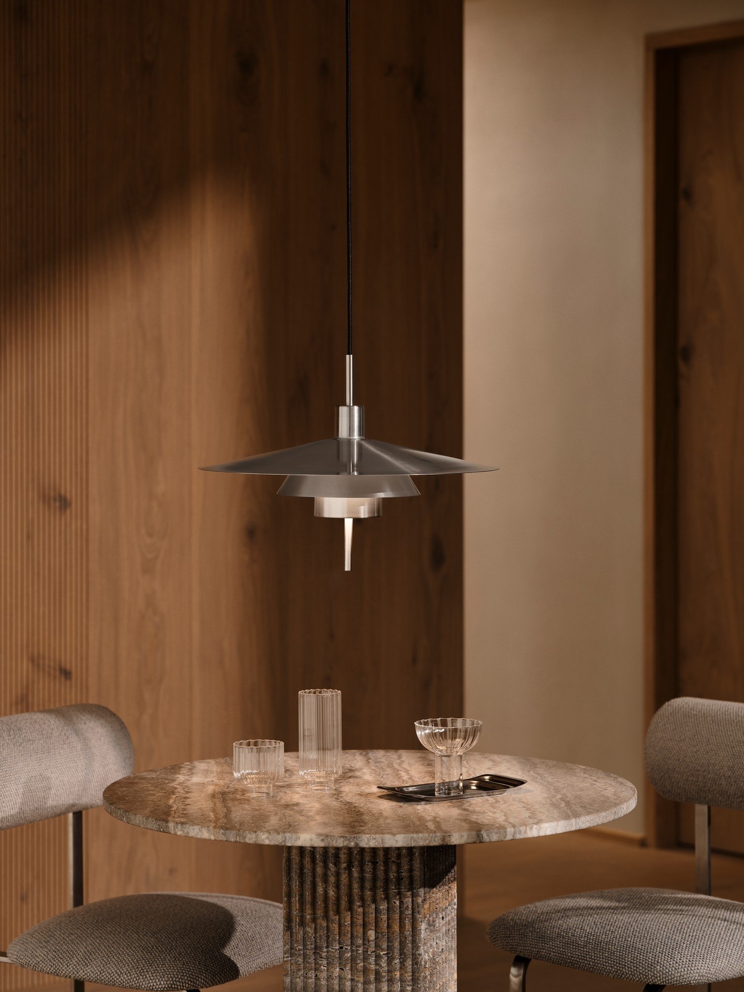 Nordlux Latika подвесной светильник Brushed хром