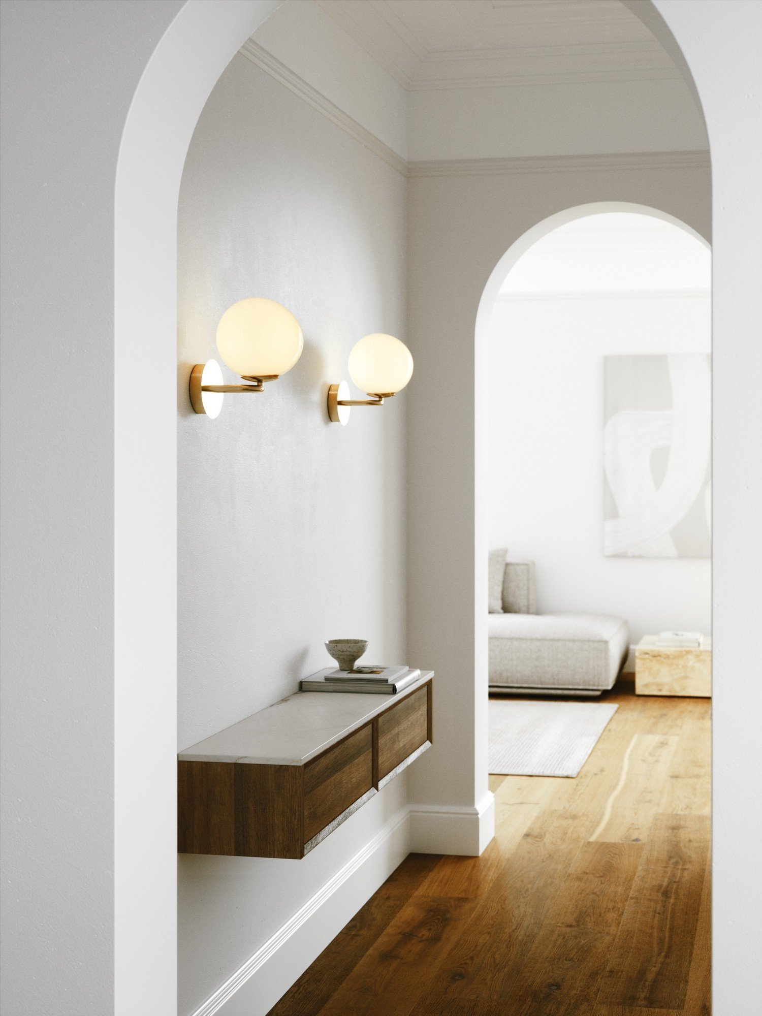 Nordlux Shapes настенный светильник латунь