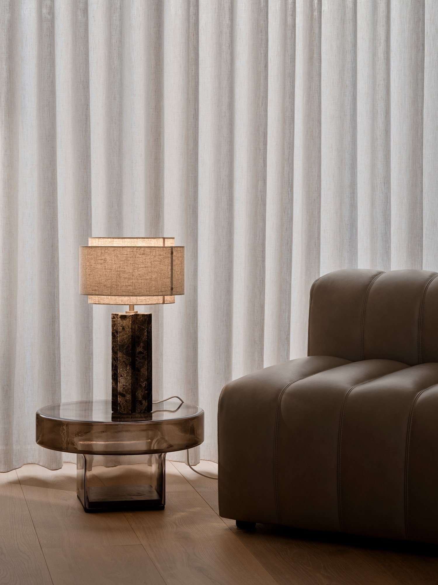 Nordlux Takai Marble настольная лампа бежевый